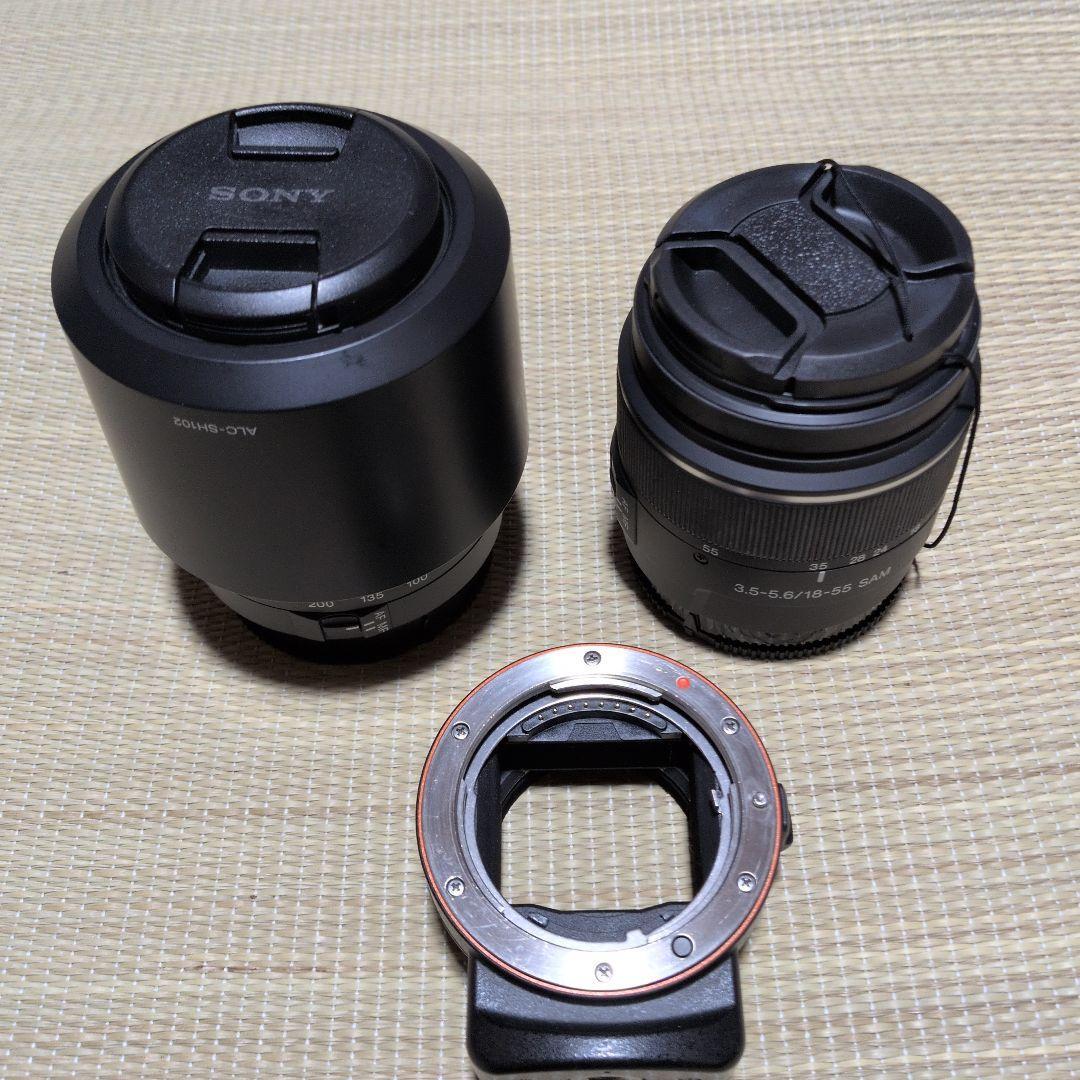 SONY LA-EA3アダプター ズームレンズ セット レンズマウントアダプター「LA-EA1」/「LA-EA2」/「LA-EA3」/「LA-EA4