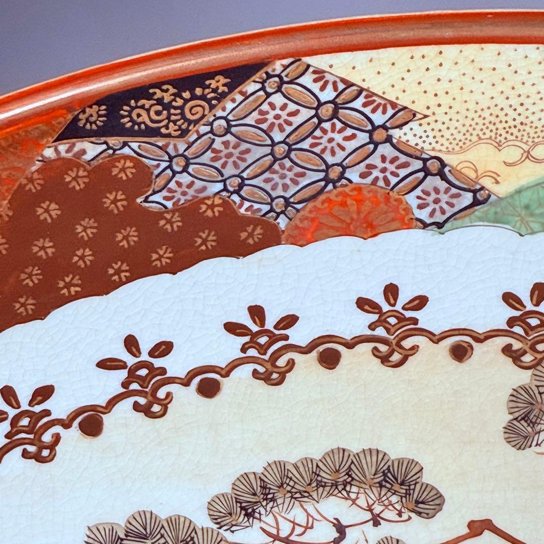 明治～大正期 九谷焼 加賀國 本金彩武将図大皿 直径46.3㎝ - メルカリ