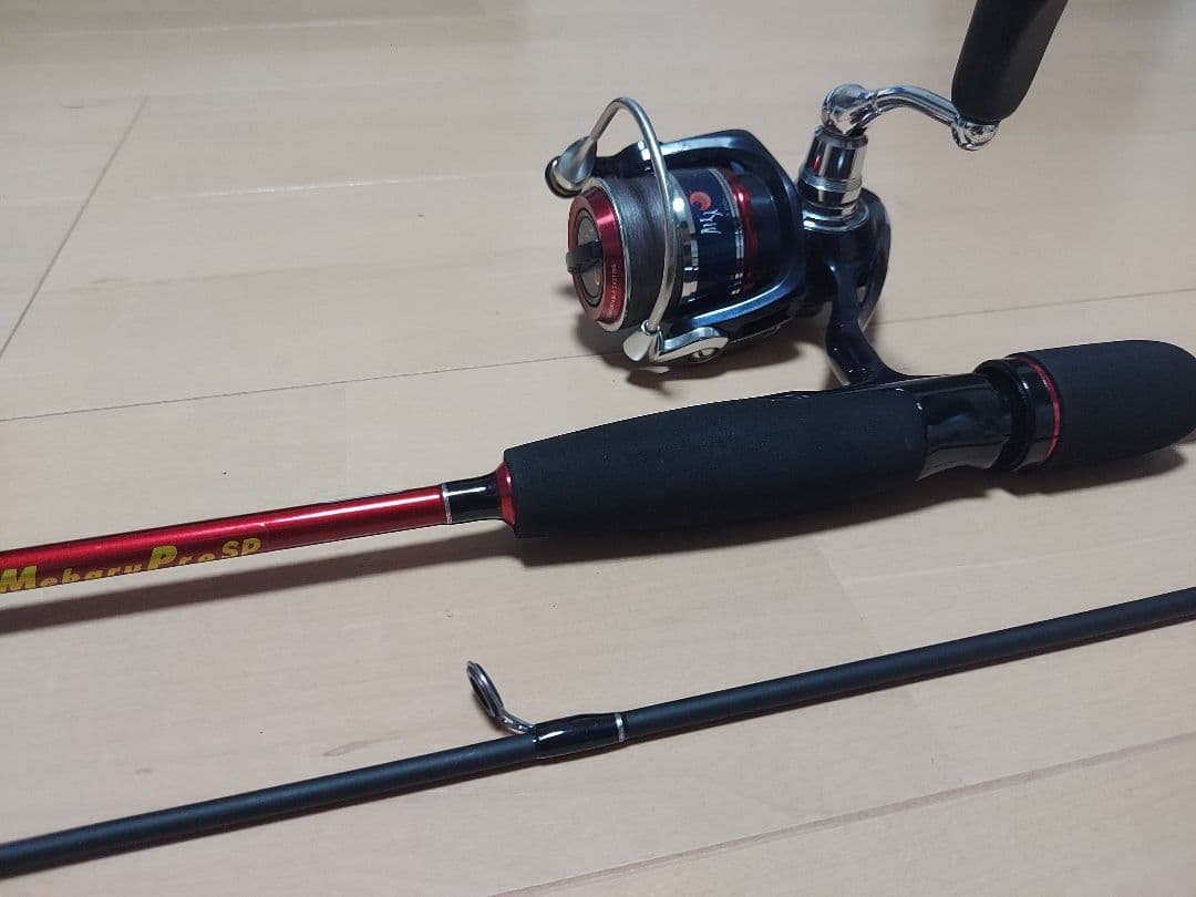 ダイワ月下美人アジングロッドリールセット-サンクスアイプロフィル10袋