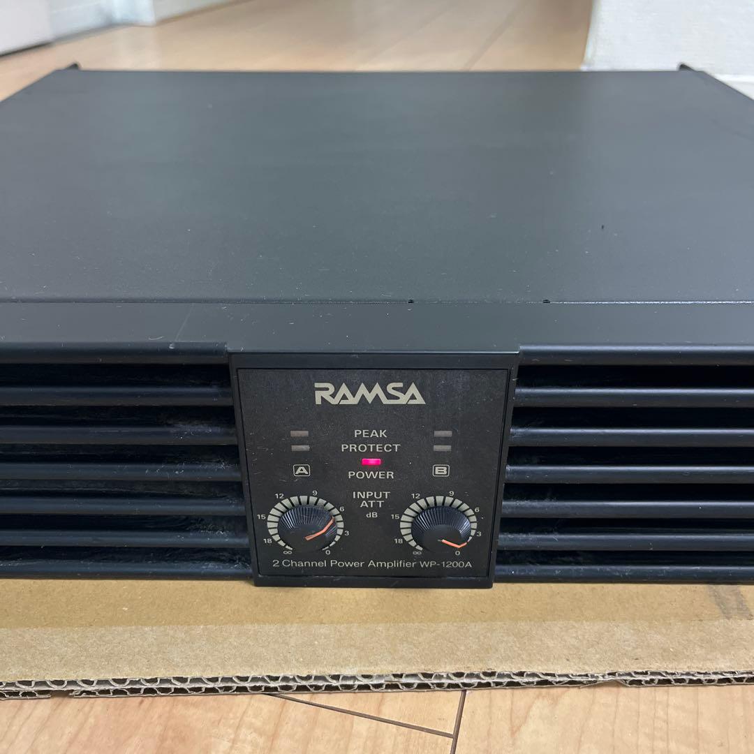 k)4 Panasonic RAMSA WP-1200A パワーアンプ - メルカリ