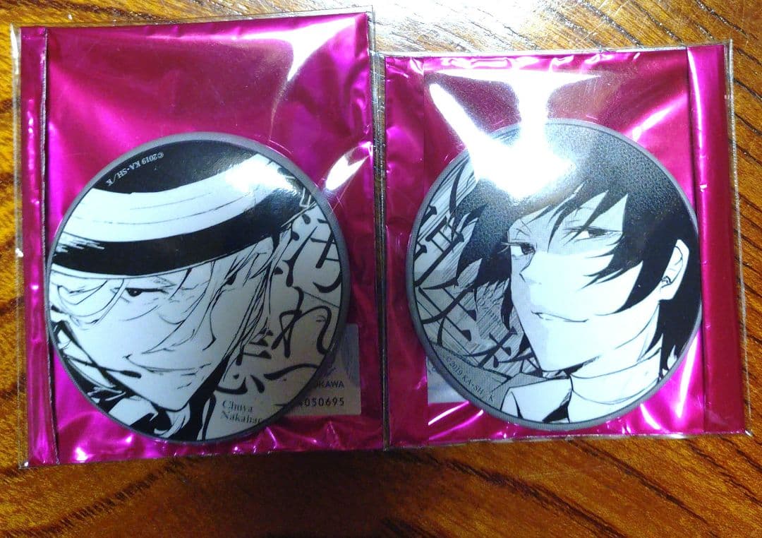 大博覧会　太宰　太宰治　缶バッジ　文豪ストレイドッグス　中原中也　中也 fit=scale-down,w=1200