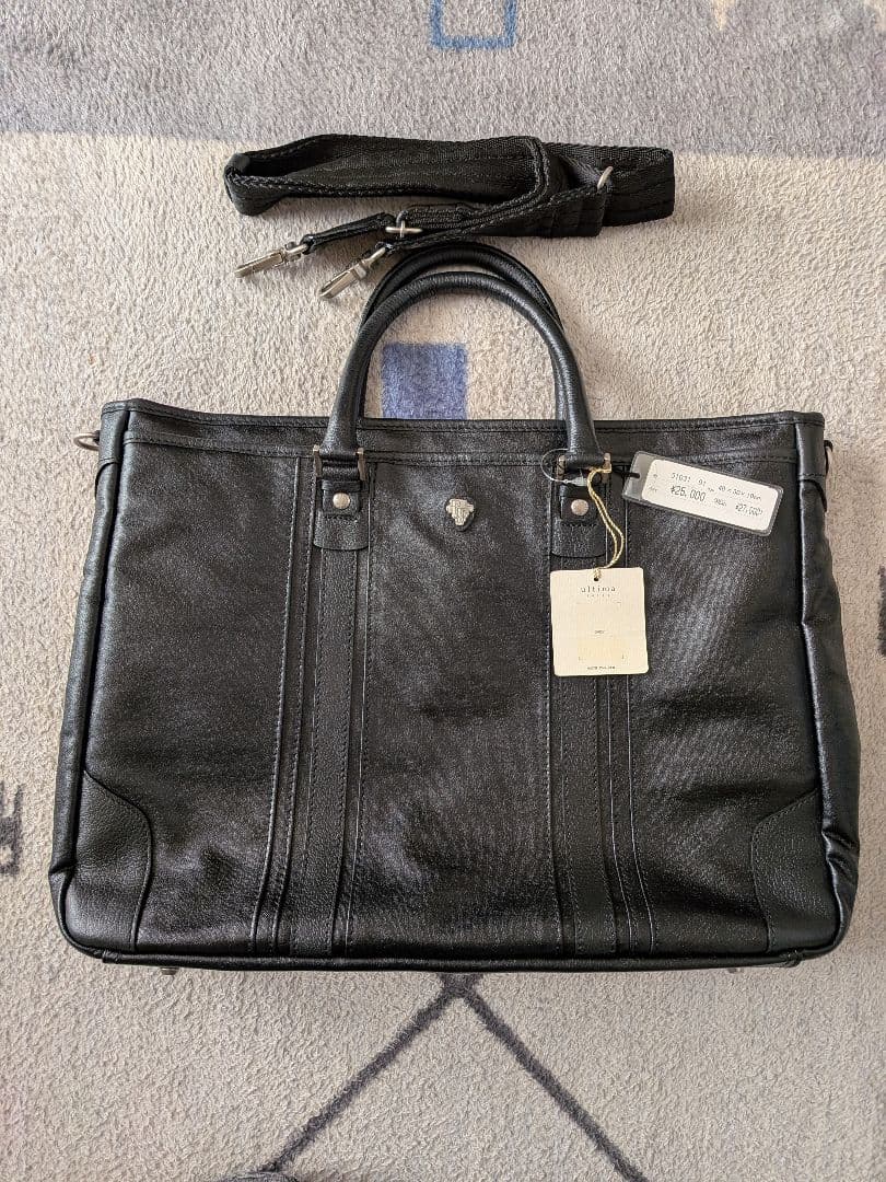 ブラックビジネスバッグ 大容量 合成皮革 SANWA SUPPLY（サンワサプライ） ビジネスバッグ メンズ 合皮 レザー