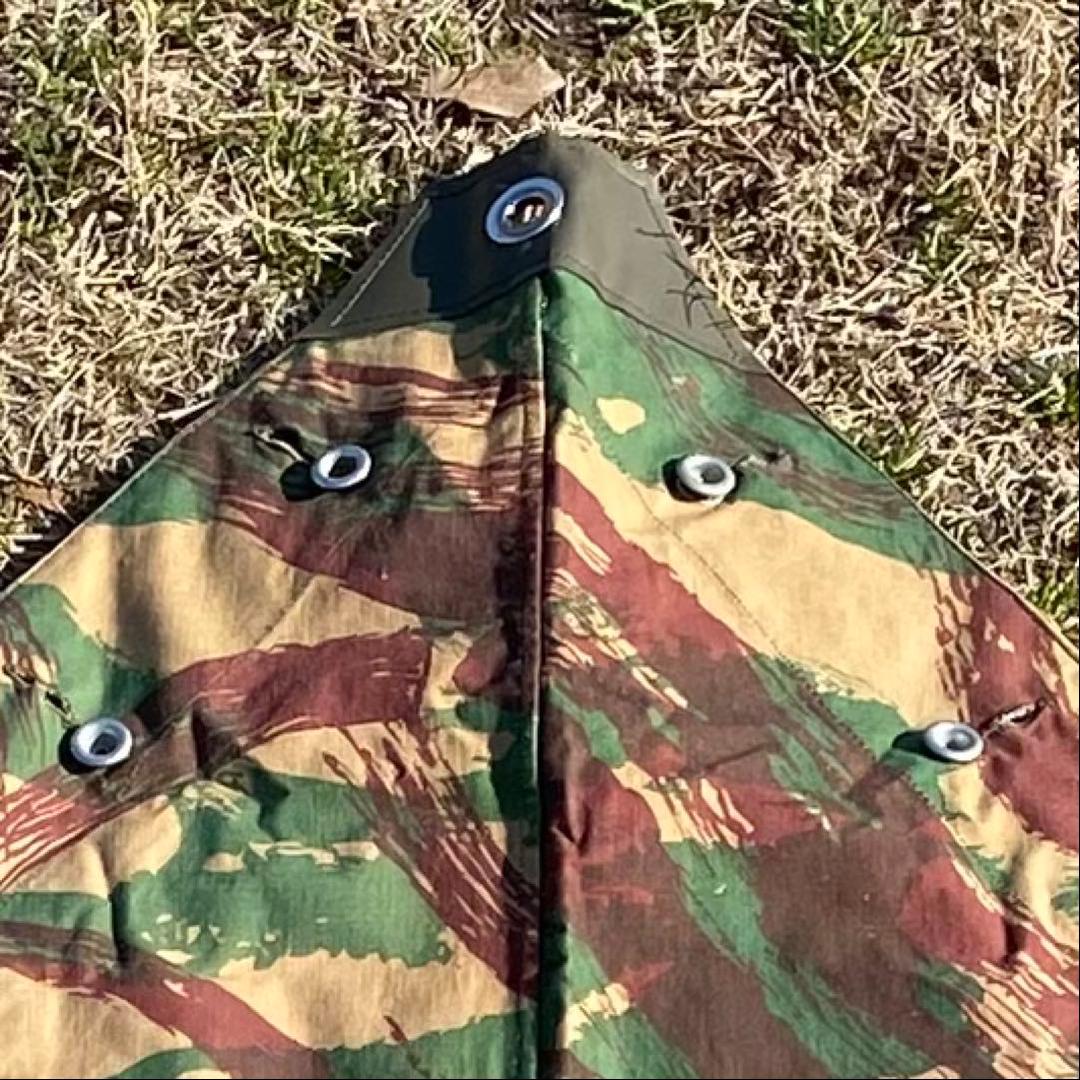 レア】フランス 軍幕 M51 リザードカモ 1枚 タープ テント - メルカリ