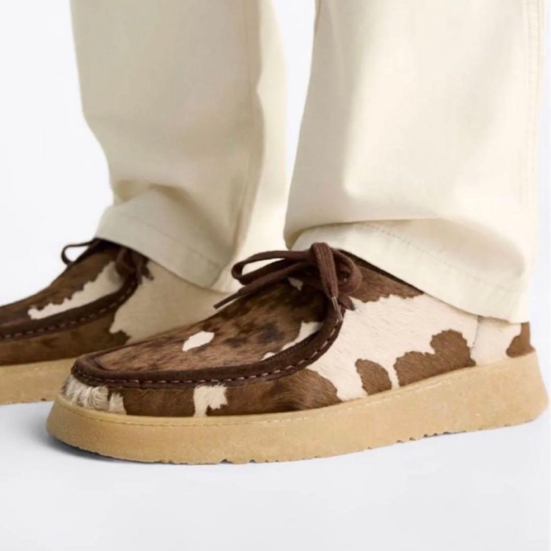 極美品 激レア】Clarks × ZARA ワラビー ハラコ 定3.5万 43