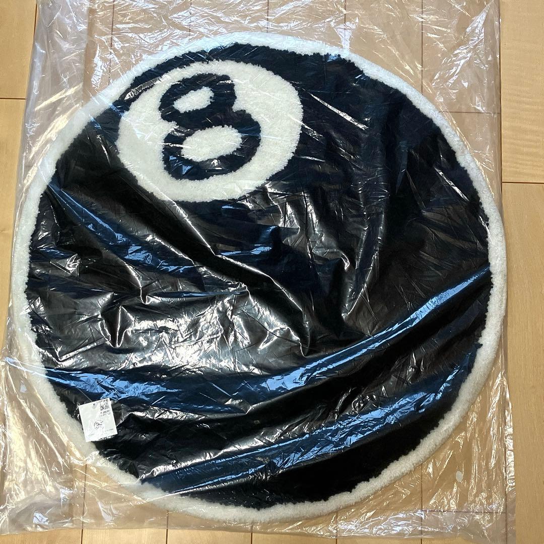 【超限定品】STUSSY×SECOND LAB. 8BALL RAG MAT ☆【STUSSY】☆8-BALL RU.G☆ラグ☆ (STUSSY/ラグ・カーペット