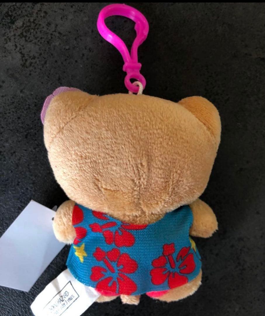 日焼けキティ ガングロキティ ハワイ ストラップ キーホルダー キティ