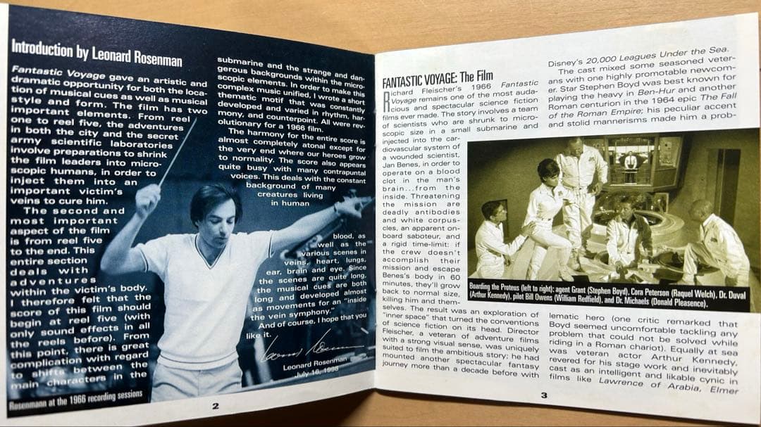 ミクロの決死圏 オリジナル・サウンドトラック CD 音楽レナード