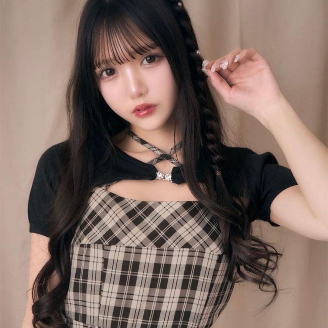 ミシェルマカロン アンサンブルチェックワンピース XS タグ付き - メルカリ