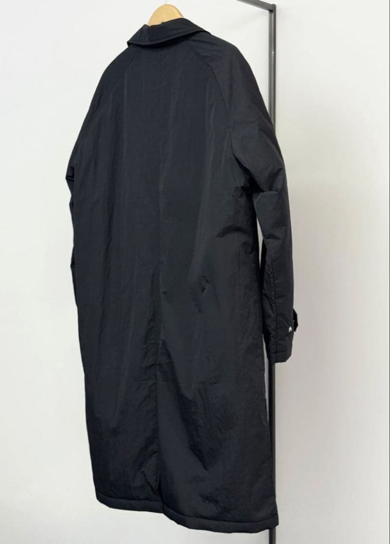 Sunflower Relaxed Nylon Coat - Black 50