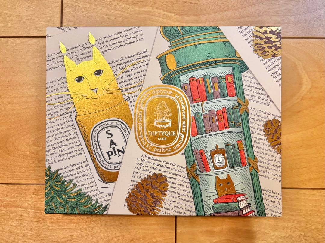 ディプティック 限定版オードパルファン パレット 2025 ディプティック2025年クリスマスコフレ第2弾“おとぎ話着想”黄金パケの