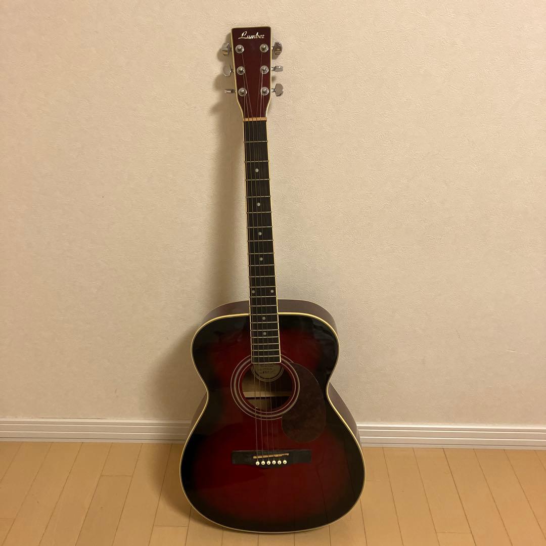 Lumber アコースティックギター LF3 RDS カポ付属 - メルカリ