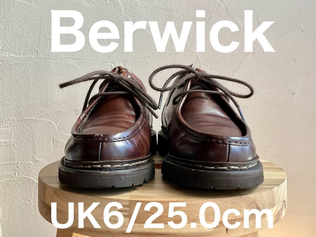 Berwick Uチップ/5337 UK6/25.0cm ブラウン チロリアン - メルカリ