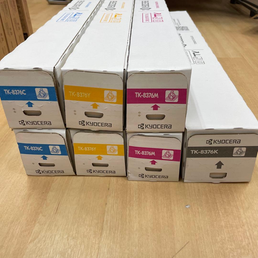 京セラ　トナー　TK-8376 7本セット 京セラ TK-8376K 純正トナー ブラック - トナーマート