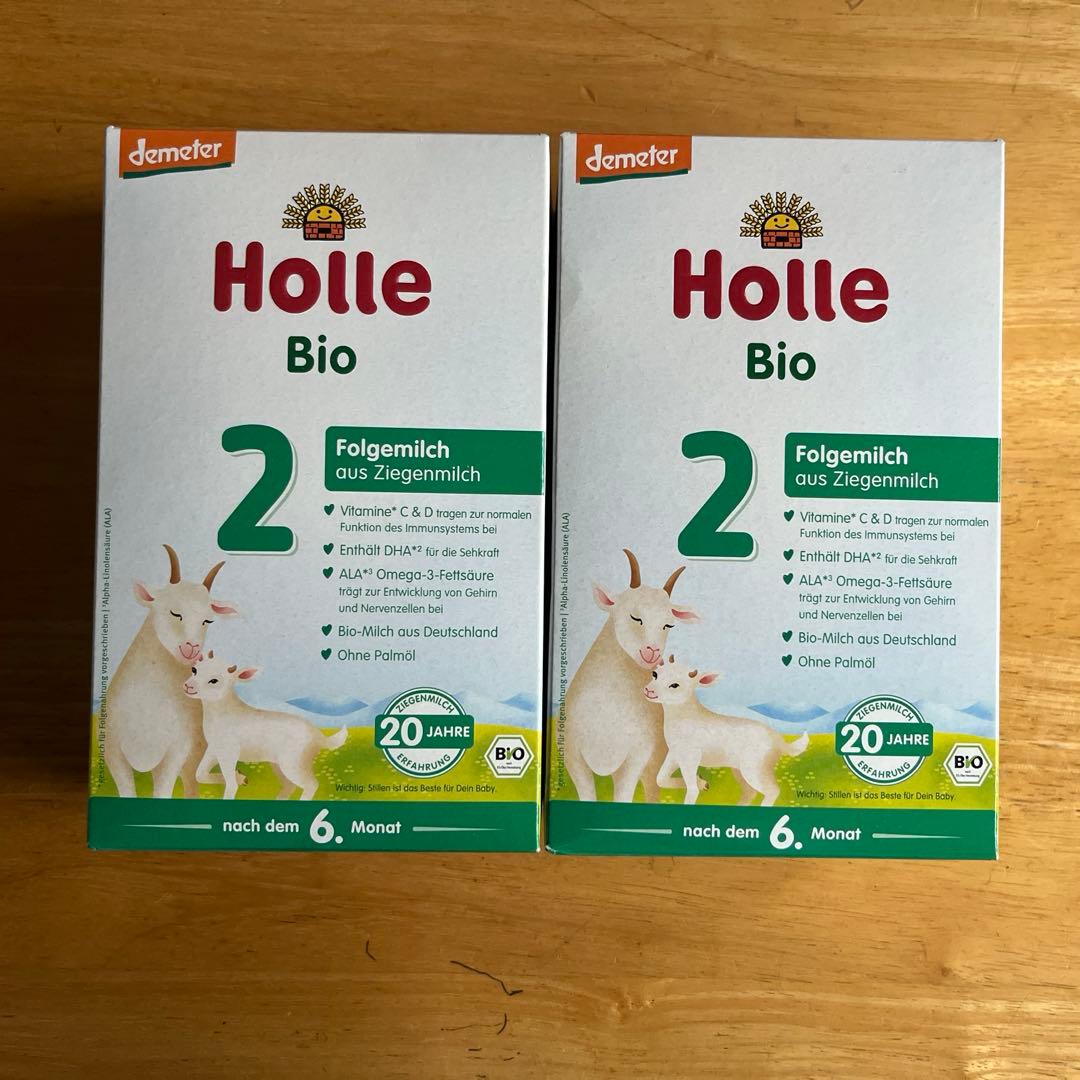 【お値下げ】Holle(ホレ) Bio 山羊ミルク　粉ミルク　step2 Holle Holle ホレ オーガニック 山羊 ヤギ粉ミルク Step2 (6ヶ月～36