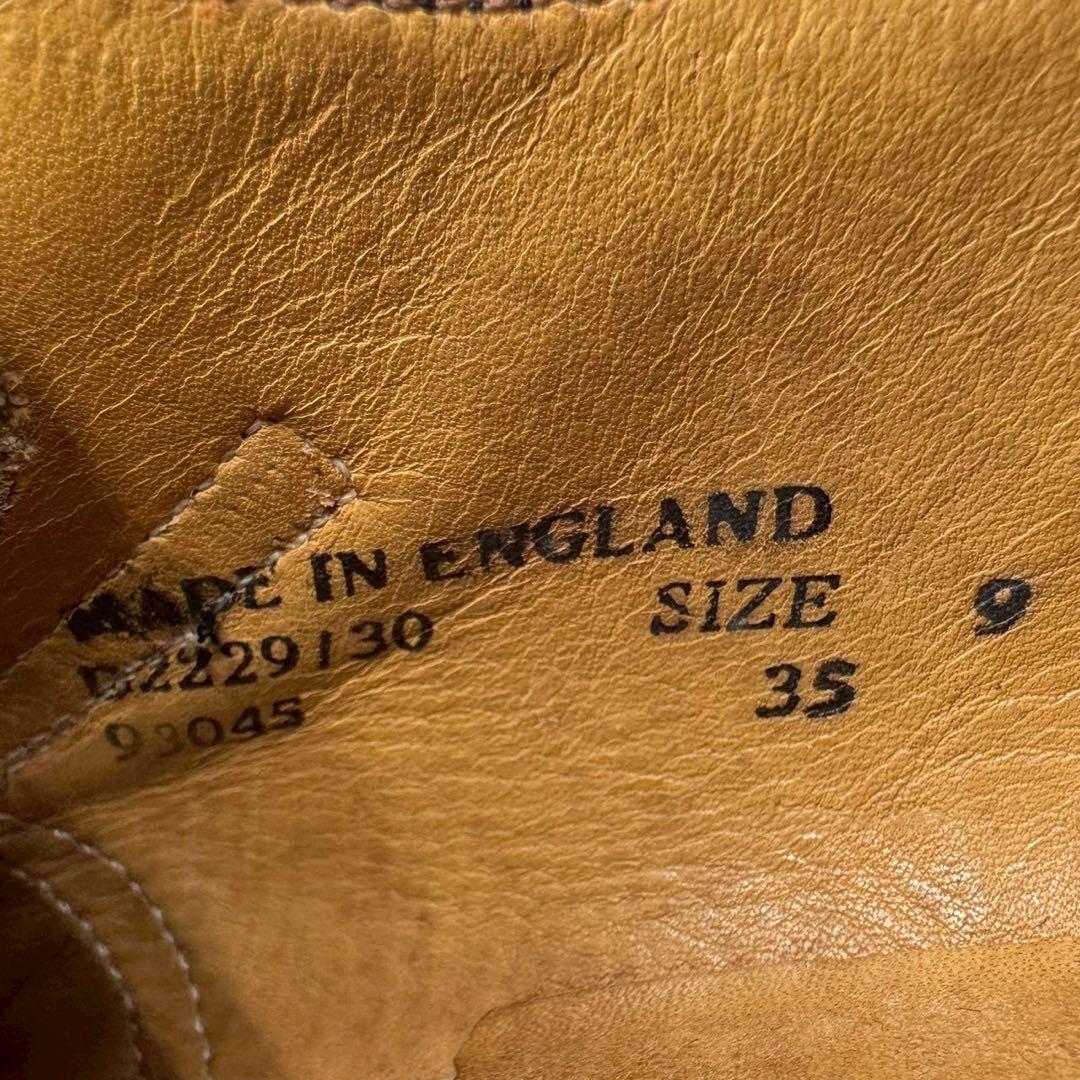 レア/UK9 ドクターマーチン イングランド製 スチールトゥ シングル