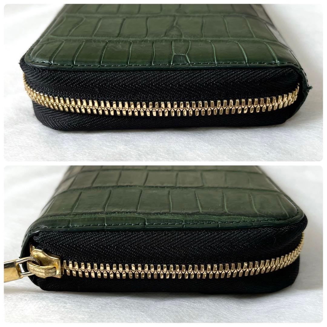 池田工芸 80周年記念 ティラノ クロコダイル 長財布 王者の緑 - メルカリ