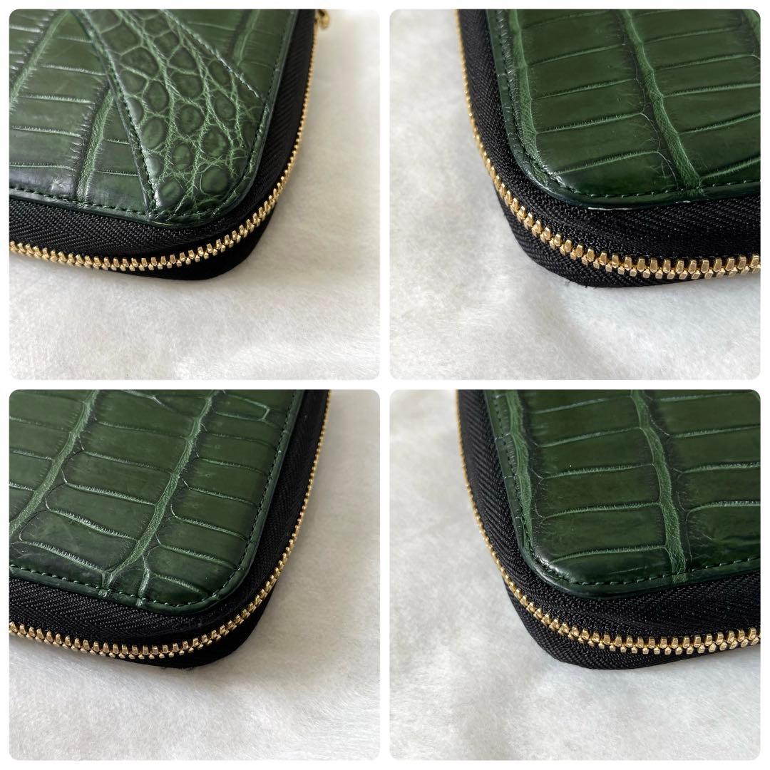 池田工芸 80周年記念 ティラノ クロコダイル 長財布 王者の緑 - メルカリ