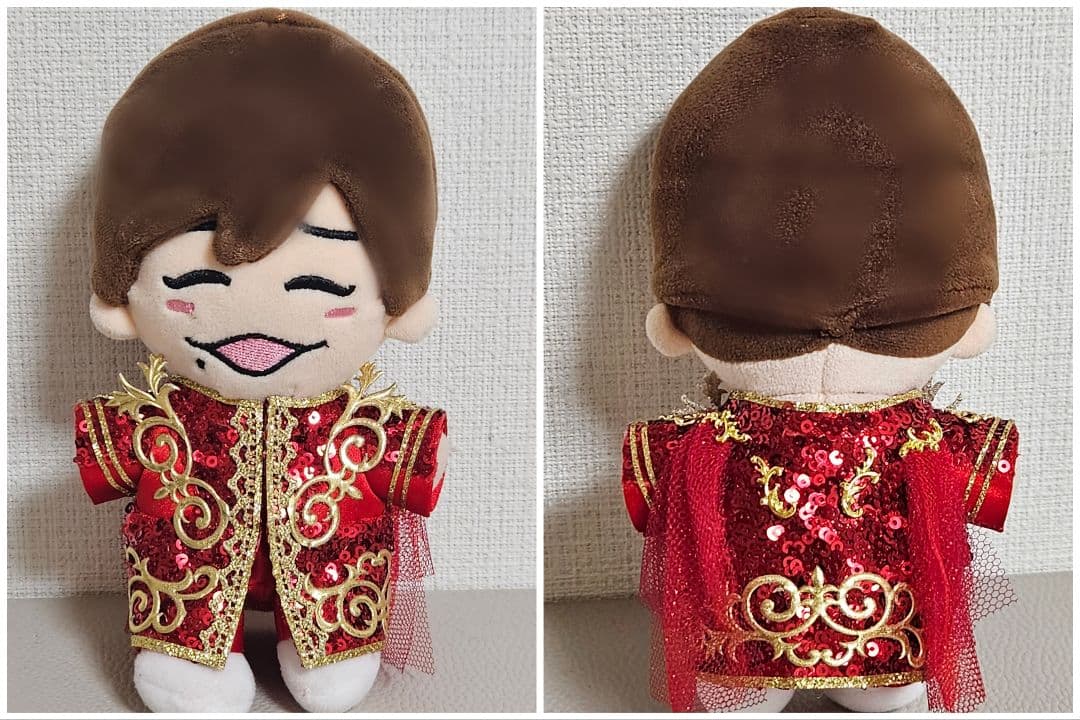 ！即購入可！　ぬい　衣装　なにわ　赤 ちびぬい なにわ男子「TheAnswer赤衣装」【オーダーページ】 - メルカリ