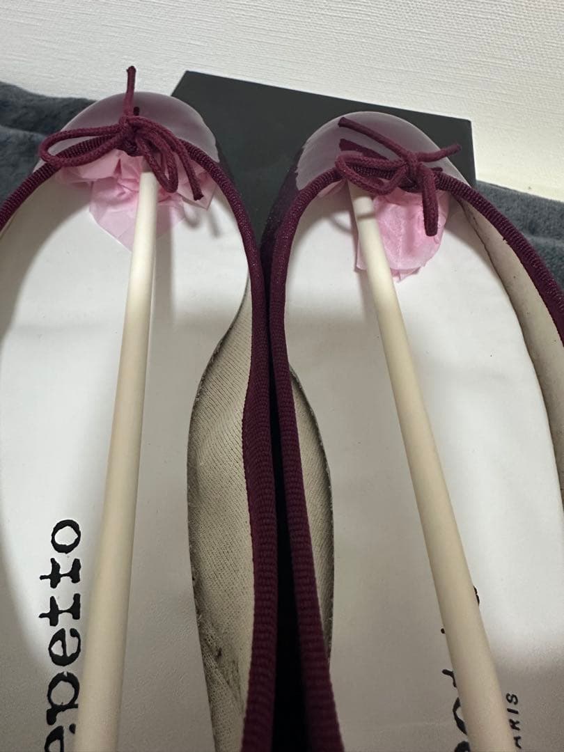 Repetto バレエシューズ ワインレッド　36.5（23.7cm）