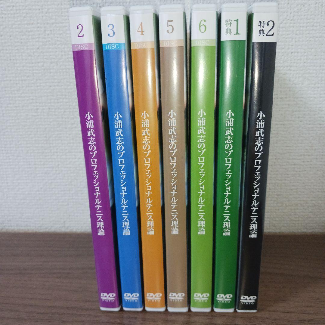 テニスDVD 小浦武志のプロフェッショナルテニス理論シリーズ ※一部欠品あり