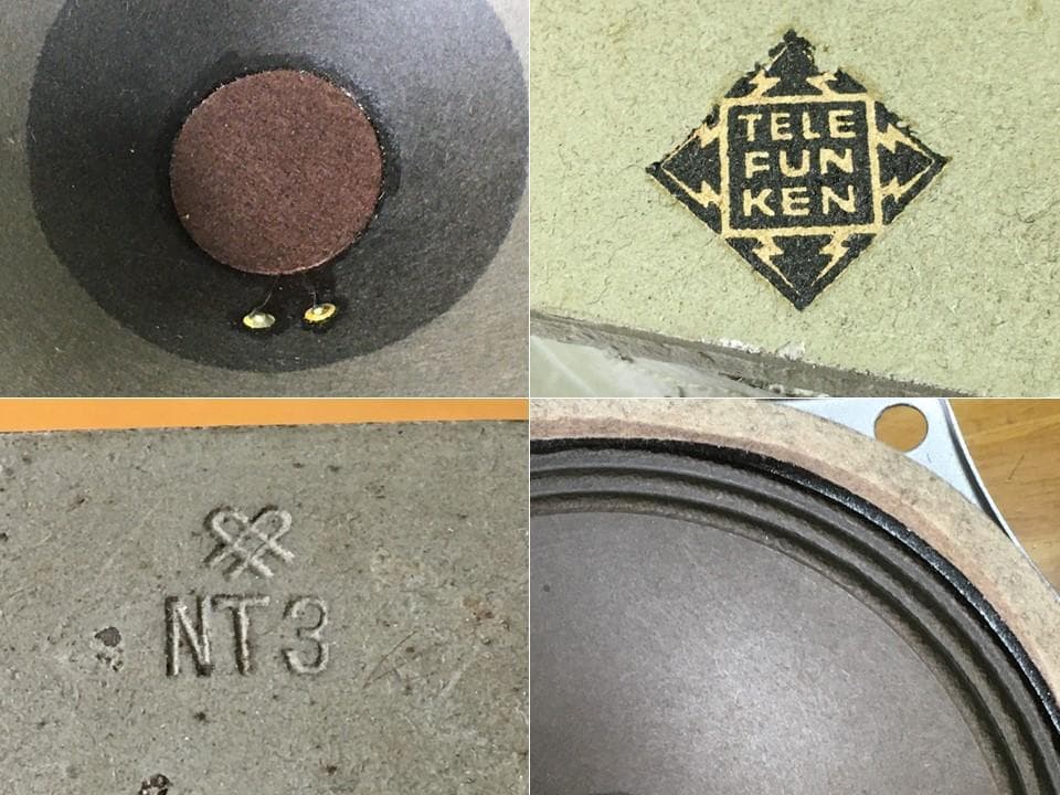 Telefunken 21㎝口径 外磁型アルニコシステム_雄大なスケール ペア