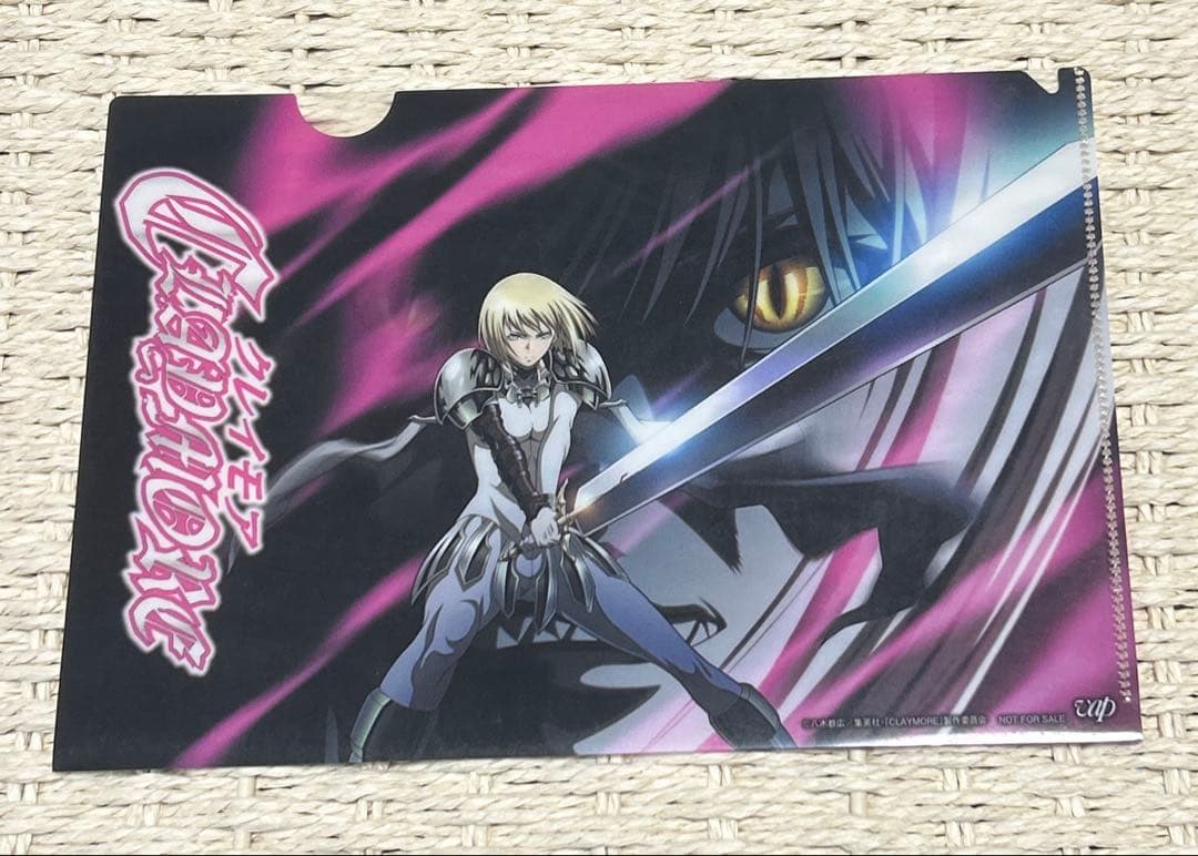 クレイモア　クリアファイル FENNEL×AXIZ WAVE コラボクリアファイル