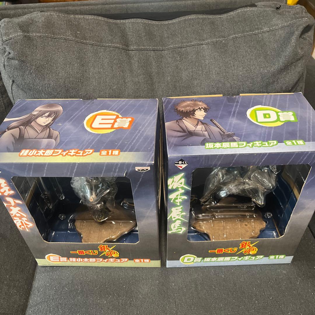 新品 銀魂 一番くじ D賞 坂本辰馬 桂小太郎 E賞 セット フィギュア