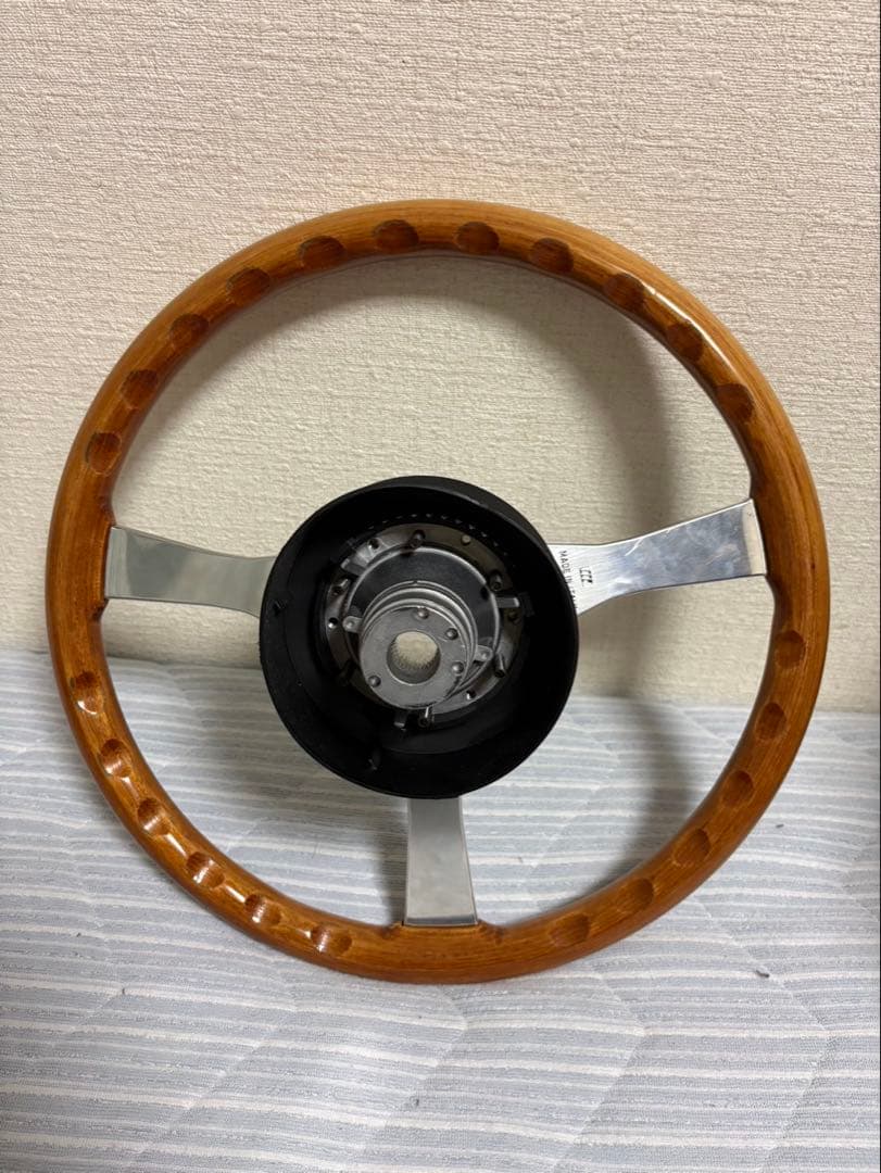 当時物】ミケロッティ ウッドステアリング - メルカリ