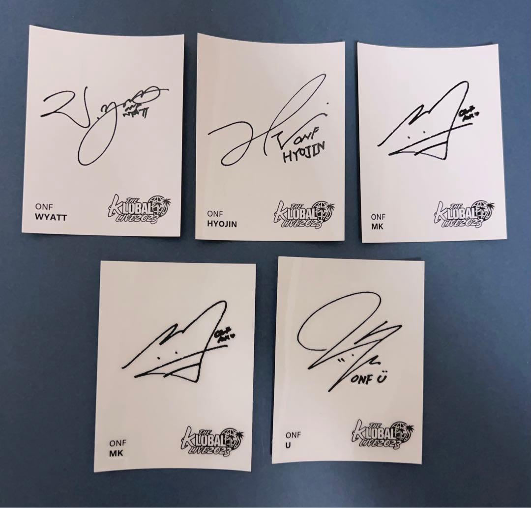 ONF サイン ステッカー - メルカリ