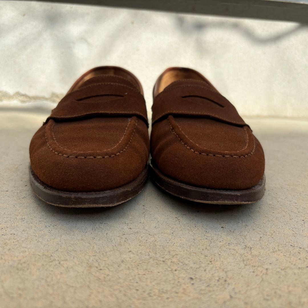 クロケット製 ロイドフットウェア ローファー Jシリーズ 茶 6.5E 25cm