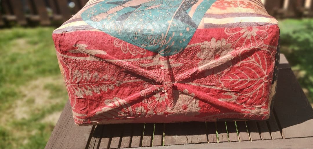 ゆみりん様専用 一閑張りバッグ 大 浮世絵 渓斎英泉 花見 国芳 坂田