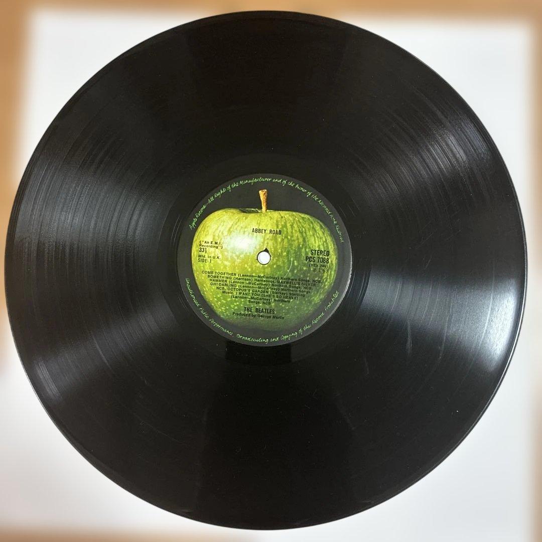 ビートルズ 名盤 レコード アビーロード UKオリジナル盤 レフト