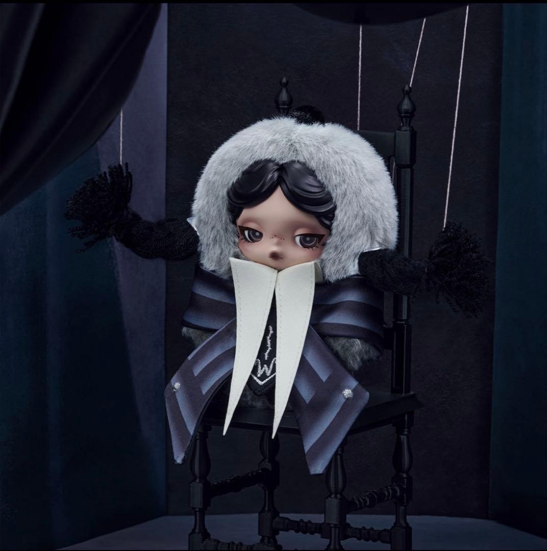 SKULLPANDA Wednesday ウェンズデー スカルパンダポップマート - メルカリ