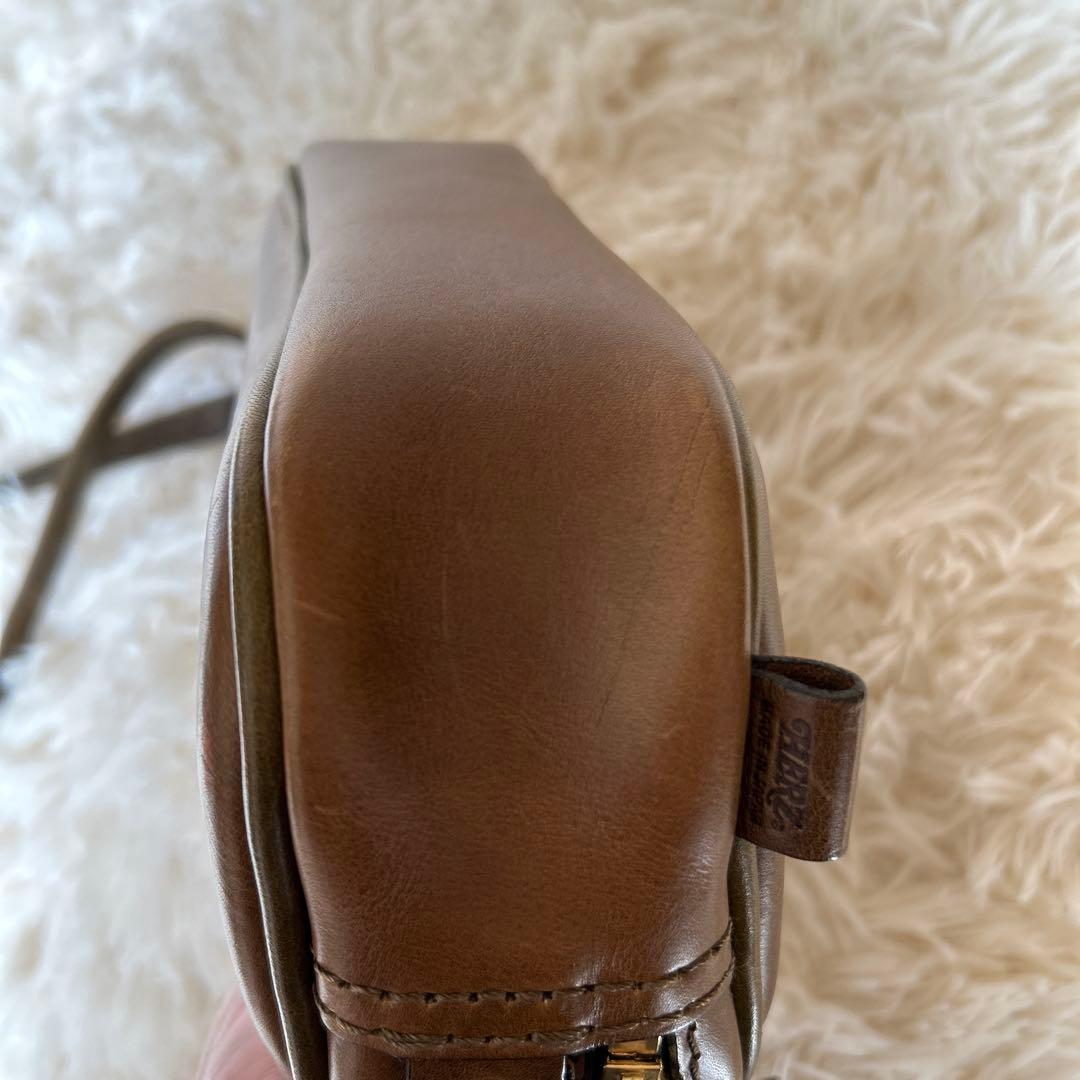 レア美品】HERZヘルツ CP 35 ふっくらショルダー グリーンベージュ