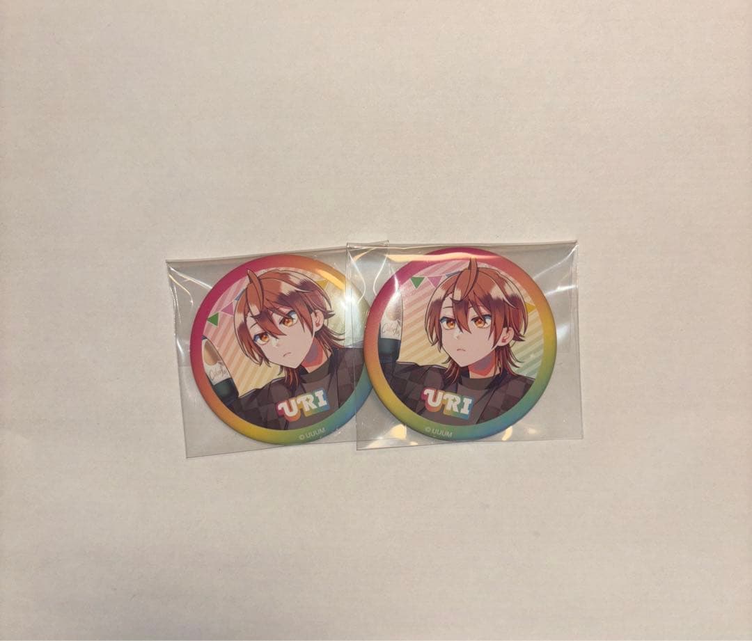 カラフルピーチ うり ぷぴぱ シェアハウス缶バッジ - メルカリ