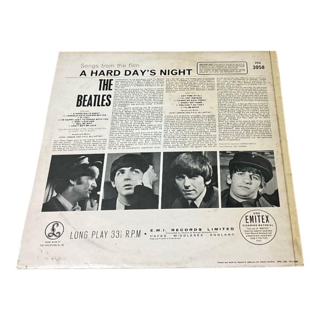 ザ・ビートルズ UK盤 A HARD DAY'S NIGHT/PCS3058 - メルカリ
