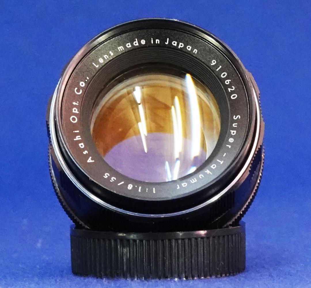 910620　貴重良品！黄変無前期型　Super-Takumar　F1.8/55
