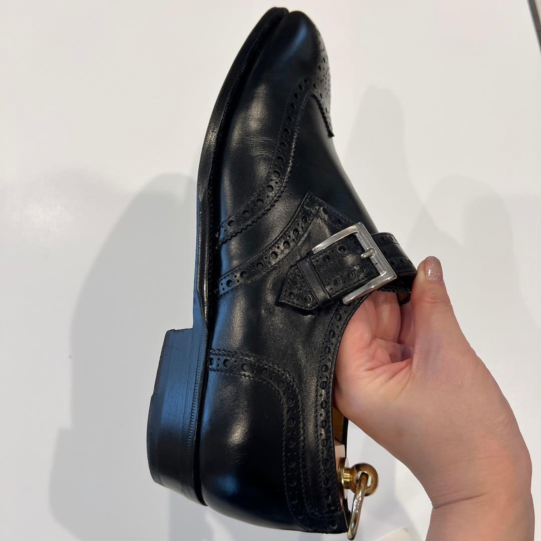 近日削除】Enzo Bonafe Carracci シングルモンクストラップ - メルカリ