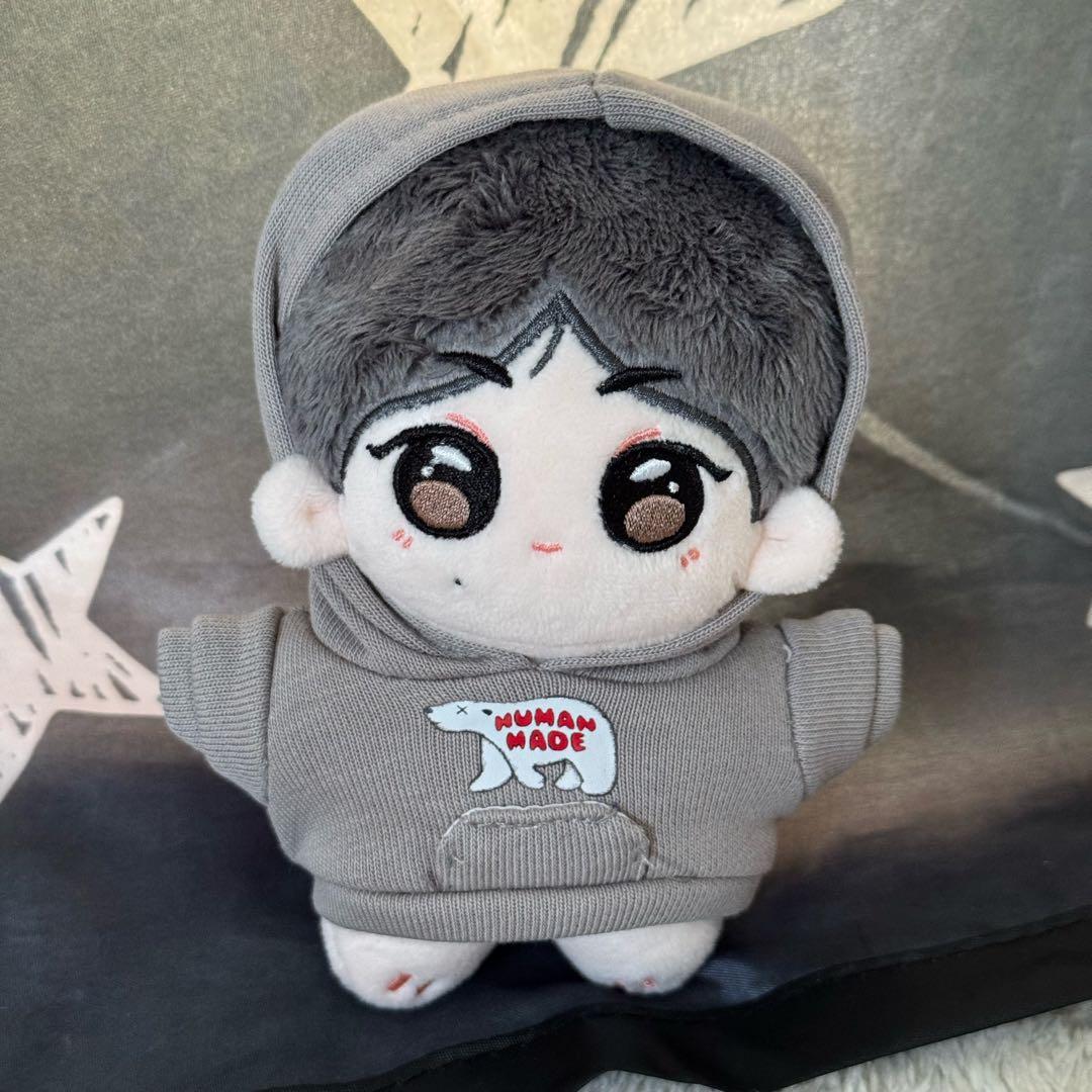 ENHYPEN ジョンウォン 10㎝ ぬいぐるみ服 シロクマ パーカー - メルカリ