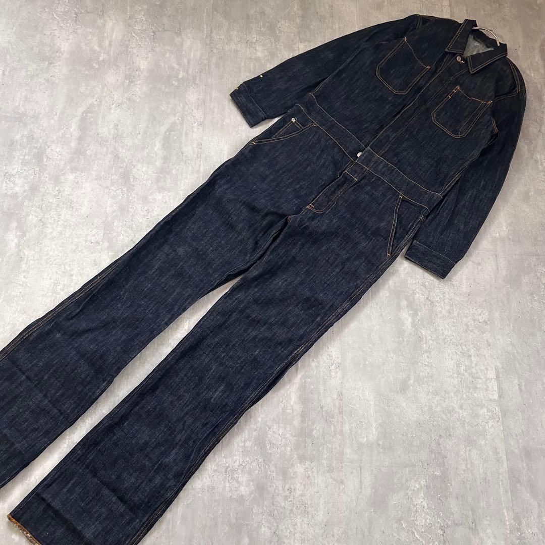 Z122【即完売】【記念品(10周年)】ヌーディージーンズ つなぎ デニム
