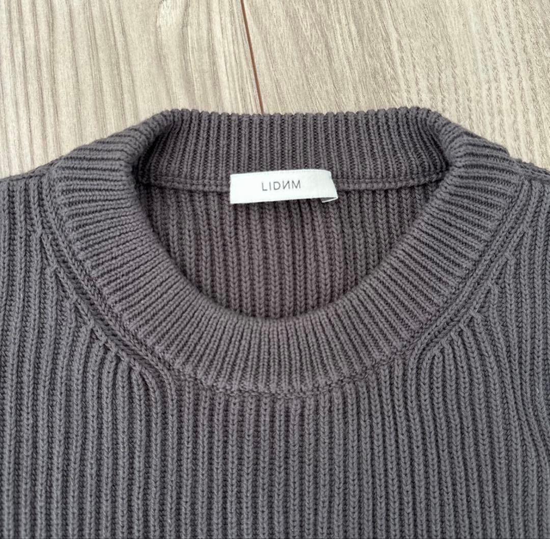 LIDNM OVERSIZED 7G AZE KNIT L - メルカリ