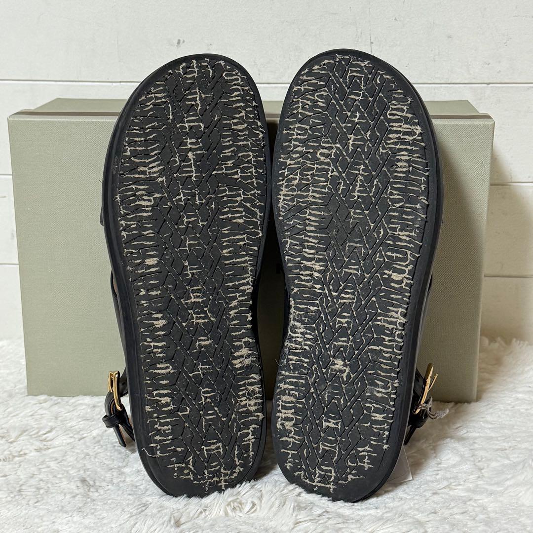 ⭐️未使用級⭐️ MARNI クロスフラット ナッパーレザー フスベット