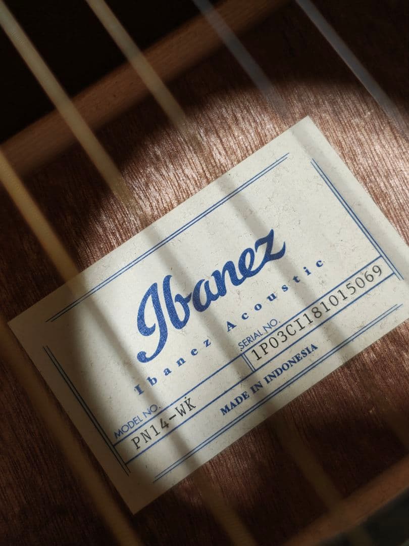 1/5日まで価格！Ibanez PN14-WKオールマホガニー/ソフトケース - メルカリ