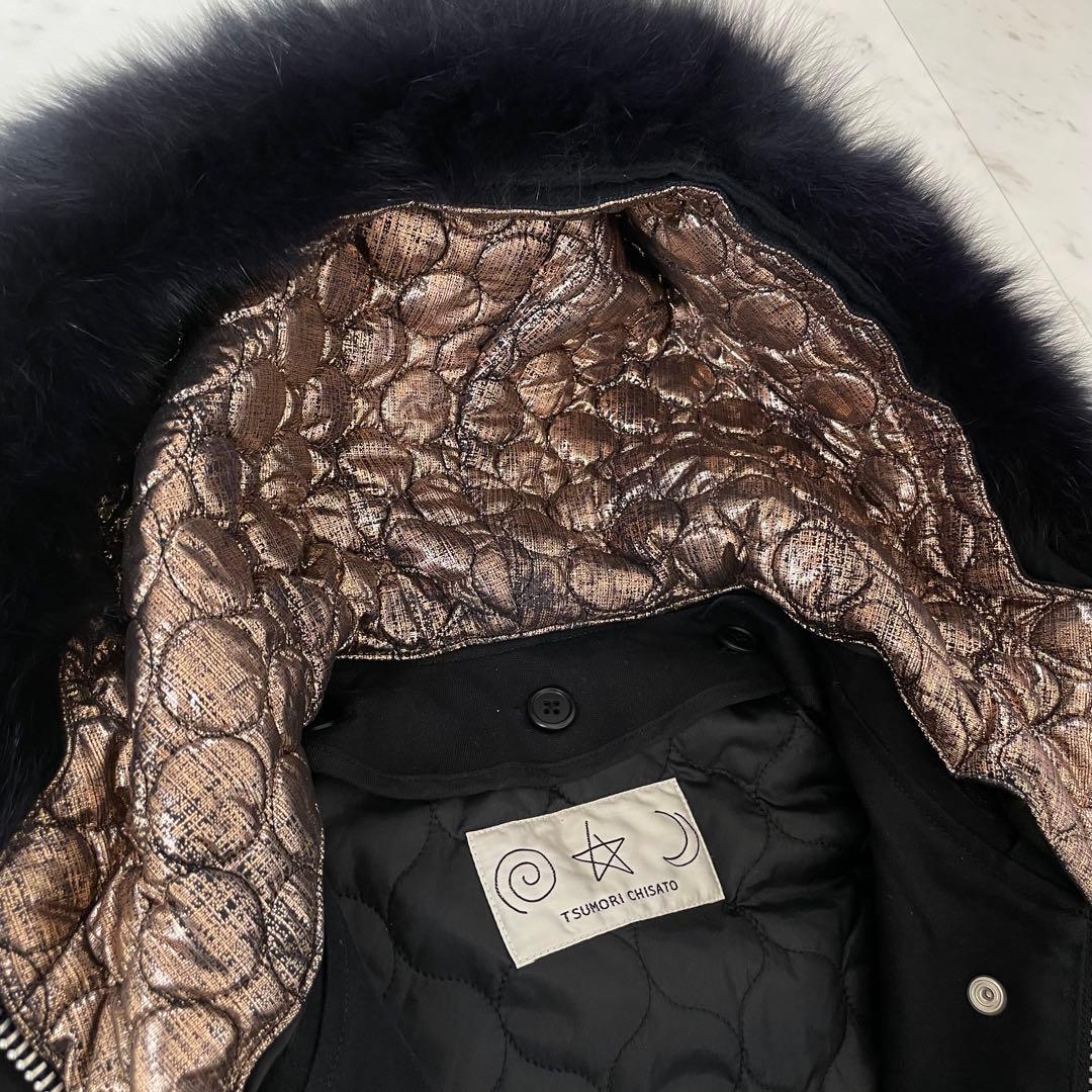 美品✨ツモリチサト アマモールモッズコート フォックスファー