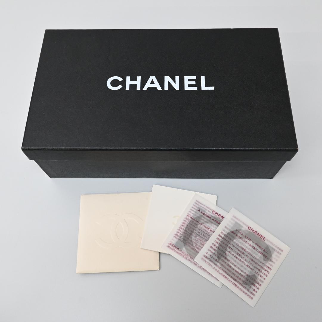 □ □ 149☆年 07P CHANEL シャネル リボンパンプス ココマーク