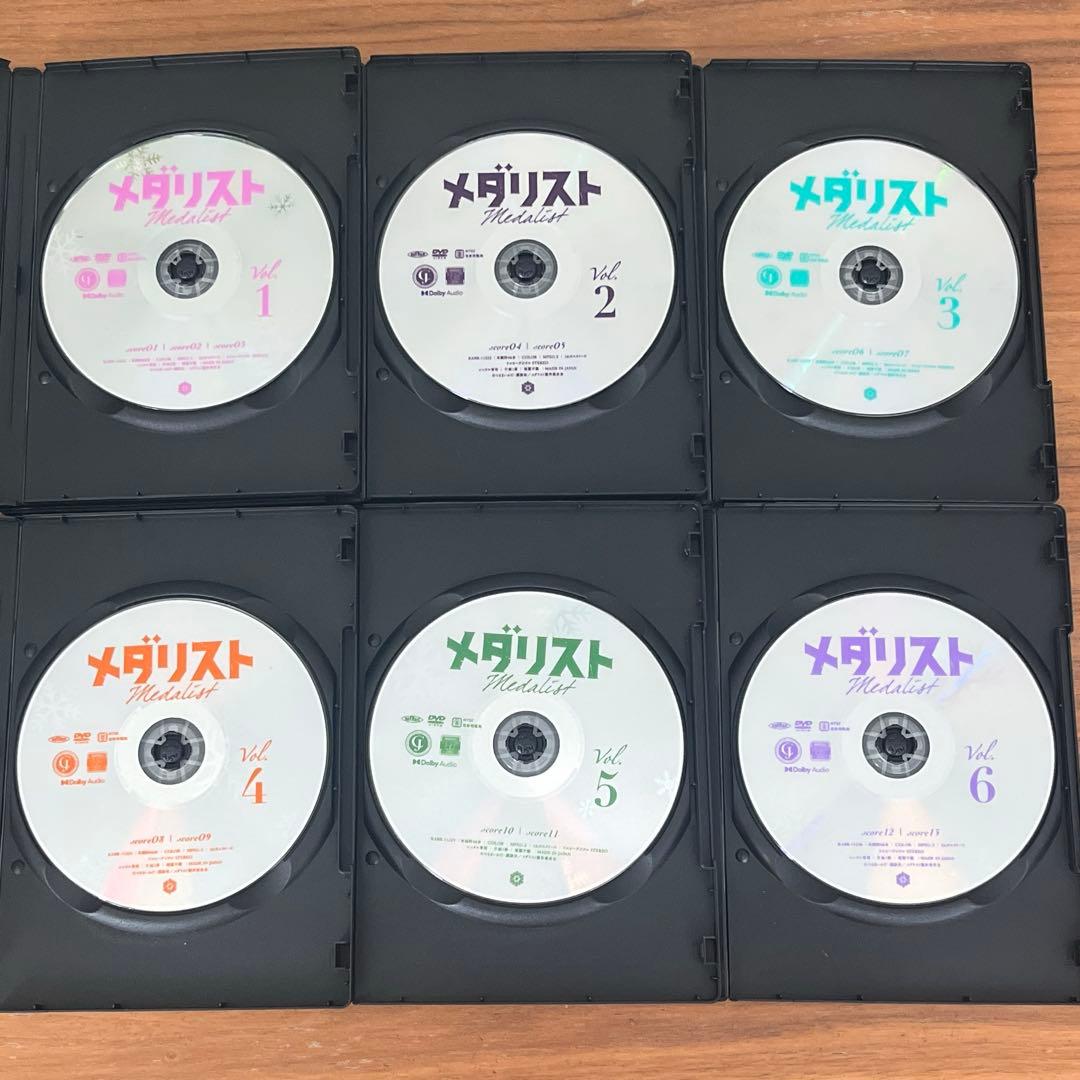メダリスト DVD 全6巻 全巻セット アニメ 新品DVDケース付き - メルカリ