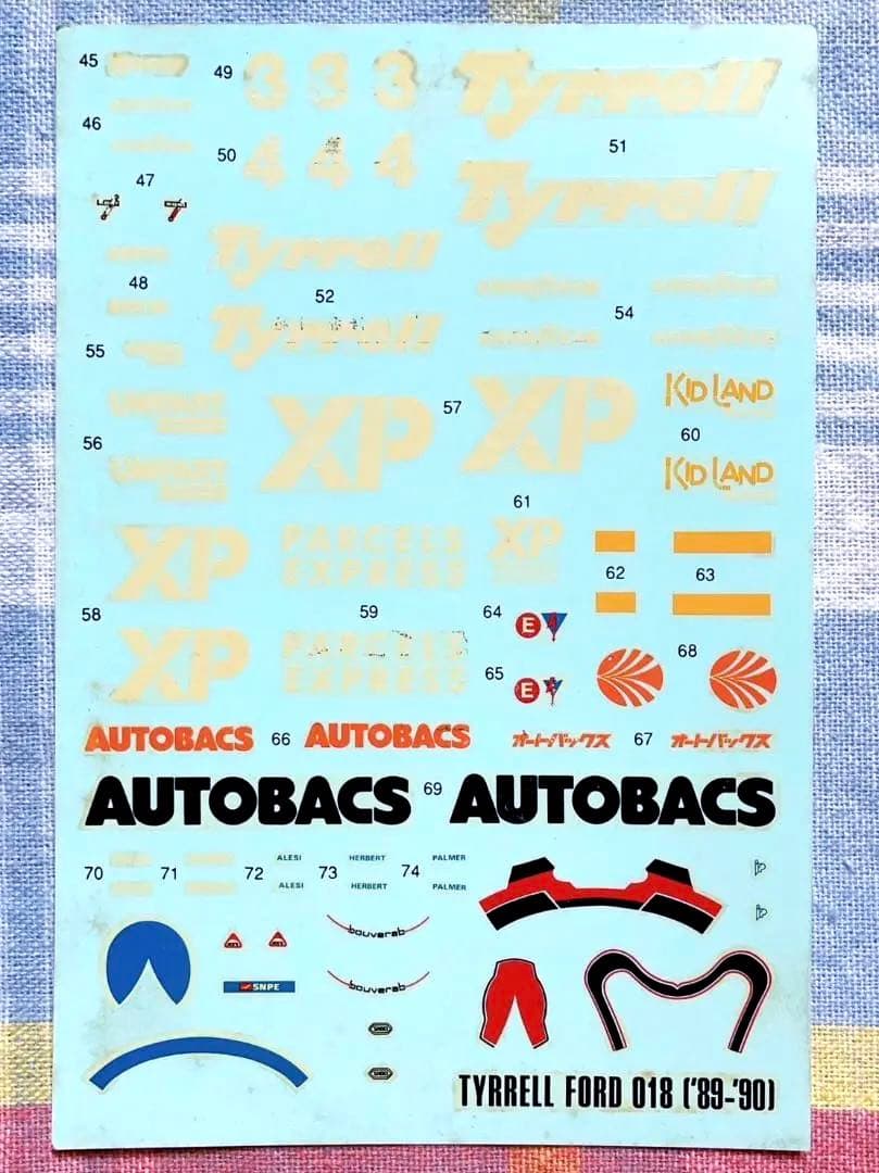 良状態 当時モノ WAVE/モデラーズ 1/24 ティレル・フォード 018 - メルカリ