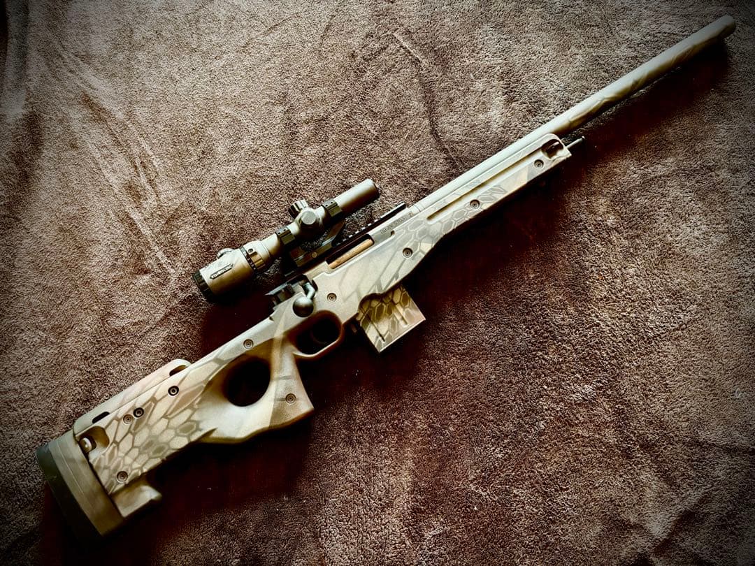 東京マルイ L96 スナイパーカスタム 迷彩塗装 - メルカリ