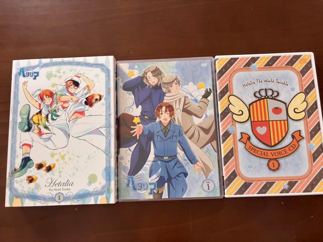 ヘタリア World Twinkle アニメDVDセット 特典CD 原作カード付 - メルカリ