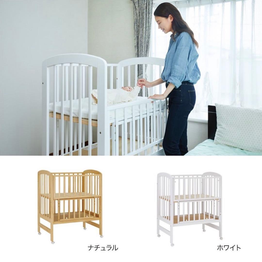KATOJI ベビーベッド ハイポジション （カラー : ナチュラル） - メルカリ